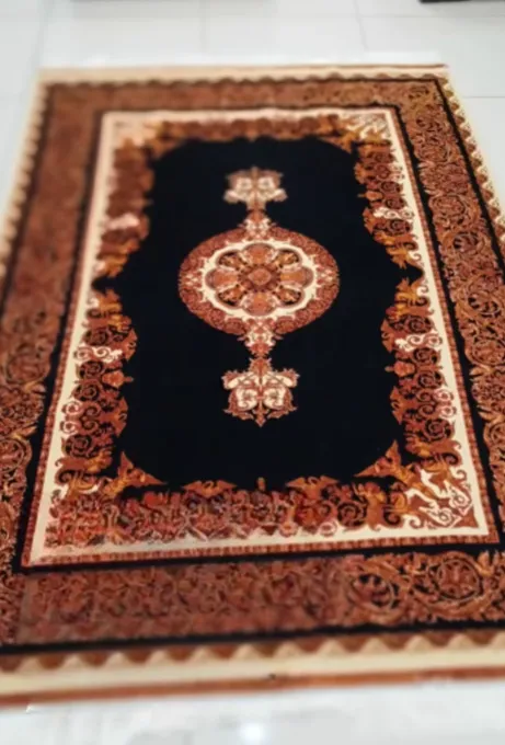 Silk Machine-made Persian Rug 1.5x2.25m