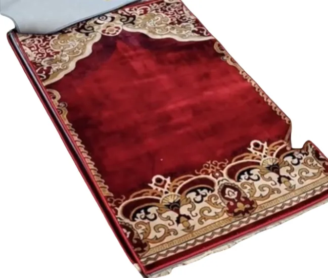 Crimson Red Prayer Mat