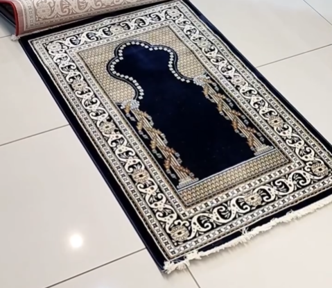 Deep Blue Prayer Mat