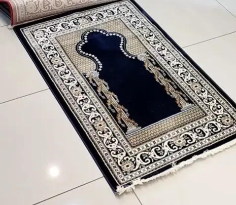 Deep Blue Prayer Mat