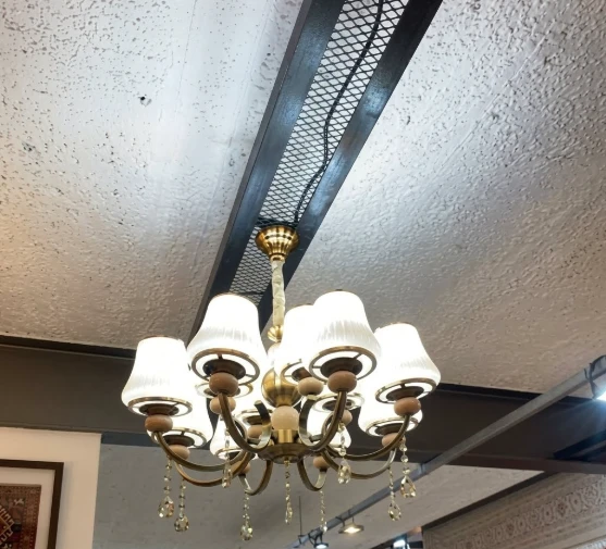 Golden Cups Twelve Lights Chandelier