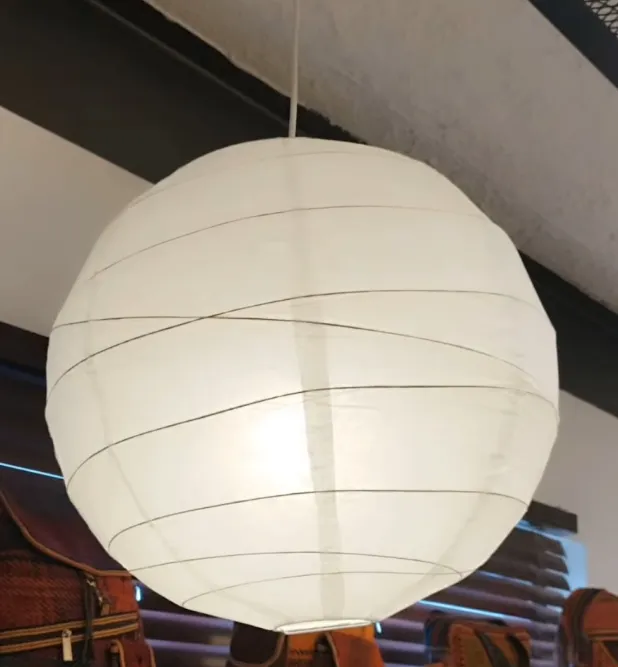Paper Shell Chandelier