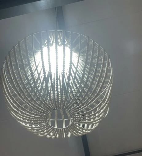 Handmade White Chandelier